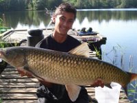 Grasfisch-1  Dorian Güther hat diese Exemplar von 17kg am 06. September 2012 gegen 10:30 Uhr gefangen Köder war Mais : Angeln 2012